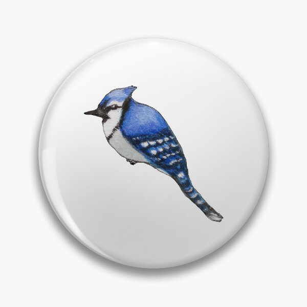 Item preview, Blue Jay Bird designed and sold by Amy-Elyse Neer.