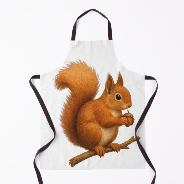 Item preview, Summer Squirrel with Acorn – Cozy Woodland Vibes designed and sold by NeonCore.