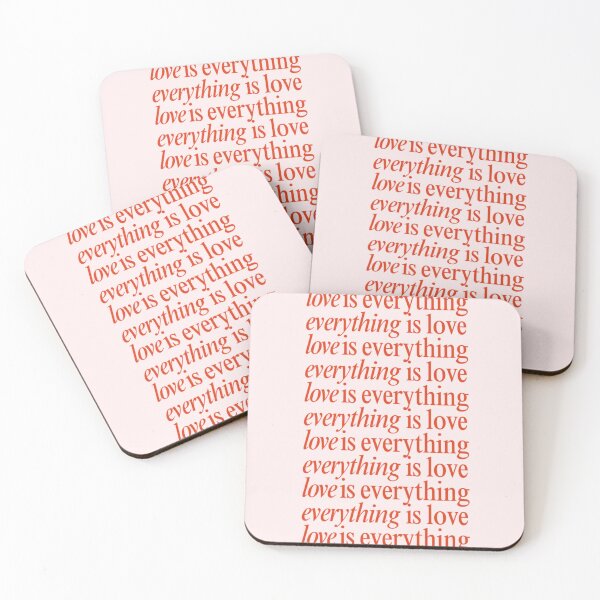 Item preview, Everything Is Love – Bold Retro Typography Quote Design designed and sold by Elenor's.