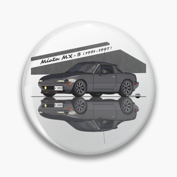 Item preview, Miata - MX-5 NA 1991-1997 (Brilliant Black) - Small Car, Big Smile designed and sold by Azaziel.