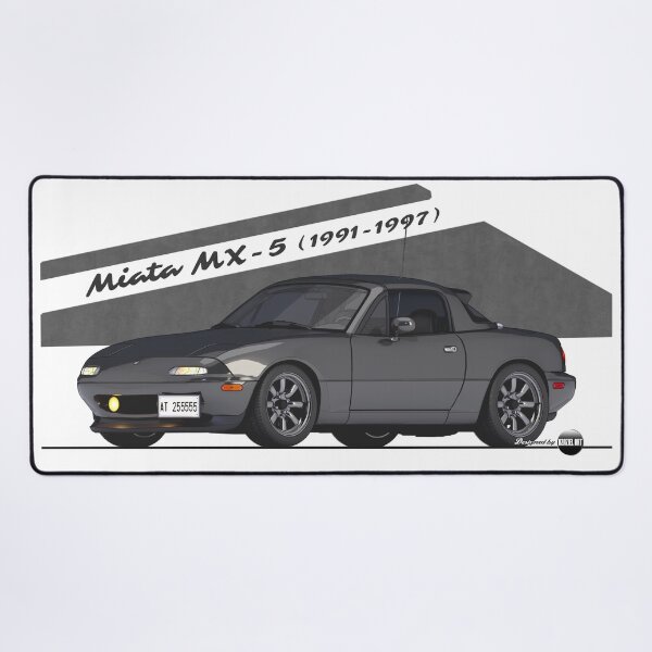 Item preview, Miata - MX-5 NA 1991-1997 (Brilliant Black) - Small Car, Big Smile designed and sold by Azaziel.