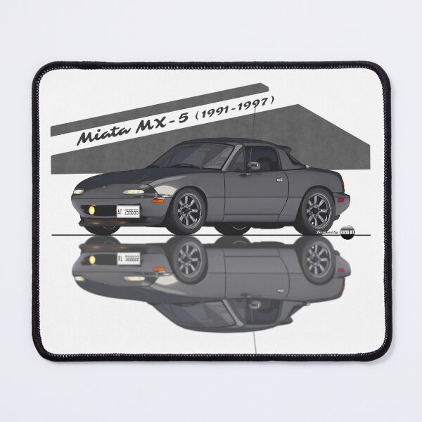 Item preview, Miata - MX-5 NA 1991-1997 (Brilliant Black) - Small Car, Big Smile designed and sold by Azaziel.