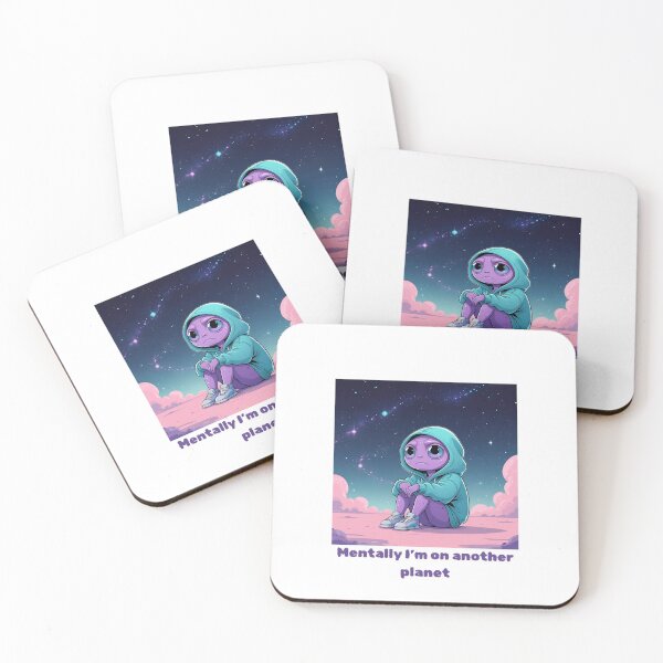 Item preview, Lonely Alien Reflecting in Outer Space designed and sold by R123Hayat.