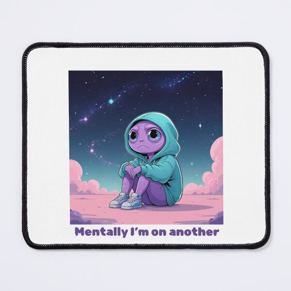 Item preview, Lonely Alien Reflecting in Outer Space designed and sold by R123Hayat.