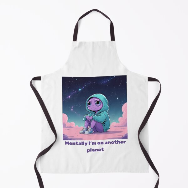 Item preview, Lonely Alien Reflecting in Outer Space designed and sold by R123Hayat.