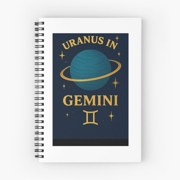 Item preview, Uranus in Gemini – Vintage Astrological Planet Illustration | Gemini Zodiac Art Print designed and sold by Elham  Bazyar.