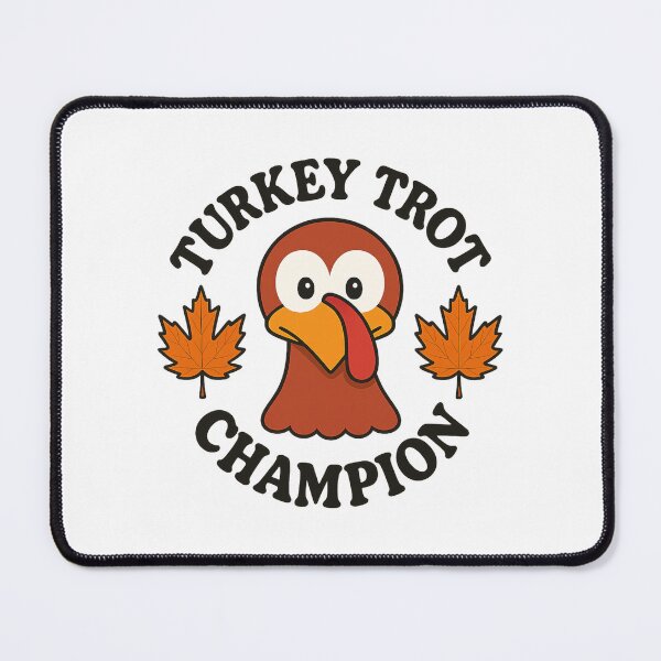 Item preview, Turkey Trot Champion Funny Thanksgiving Cartoon designed and sold by Alex Songs.