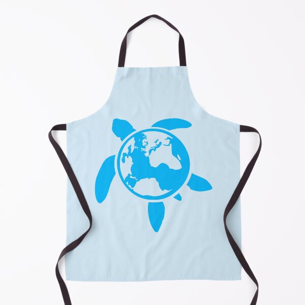 Artikelvorschau, Erde Wasser Schildkröte Schwimmen Planet Karte Runder Globus entworfen und verkauft von shirt-o-mat.