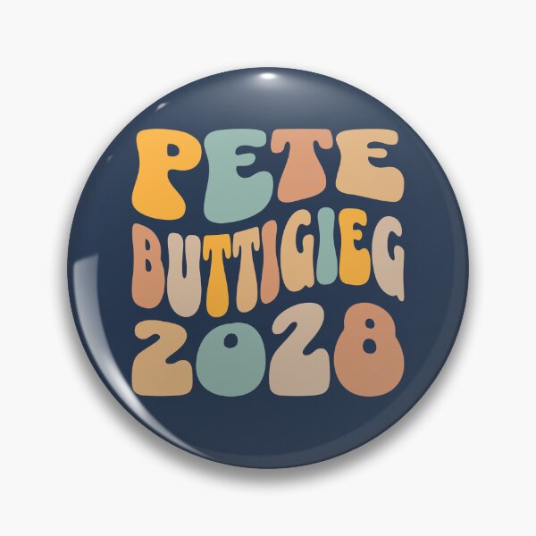 Item preview, Pete Buttigieg for President 2028 Retro Wavy designed and sold by kiwi91.