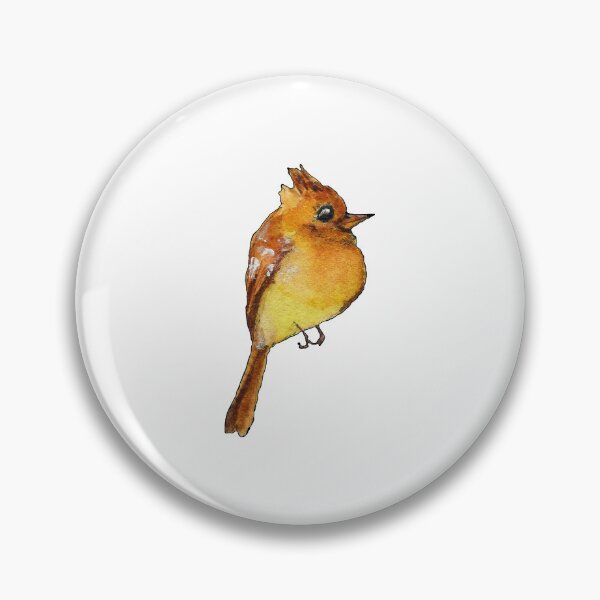 Item preview, Tufted Flycatcher Bird designed and sold by Amy-Elyse Neer.