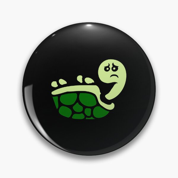 Item preview, Sad Turtle Felt Over Back Side Trapped Needs Help Stuck designed and sold by shirt-o-mat.