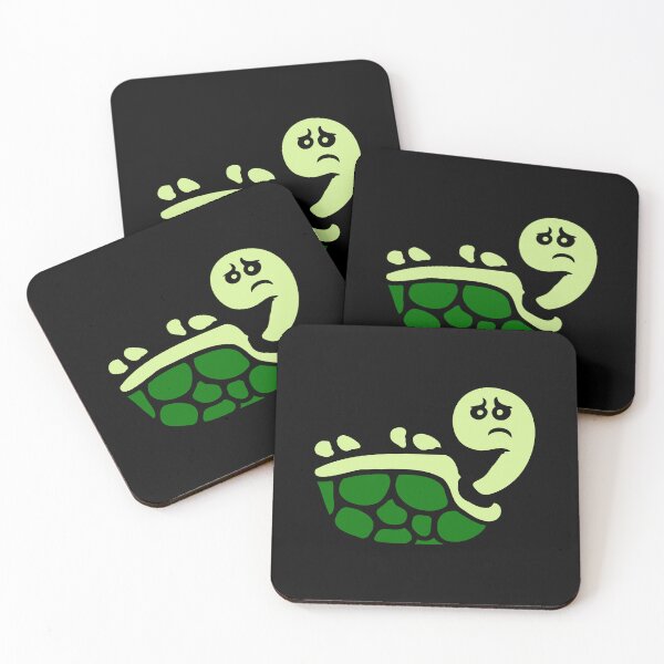 Item preview, Sad Turtle Felt Over Back Side Trapped Needs Help Stuck designed and sold by shirt-o-mat.