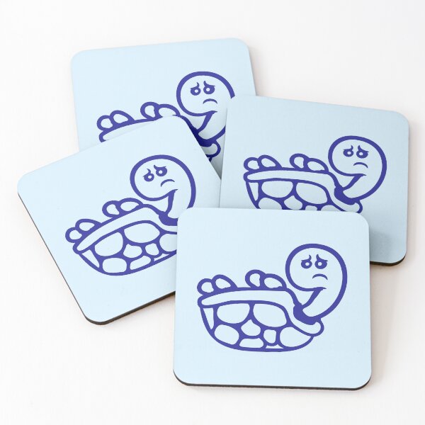 Item preview, Sad Turtle Felt Over Back Side Trapped Needs Help Stuck designed and sold by shirt-o-mat.