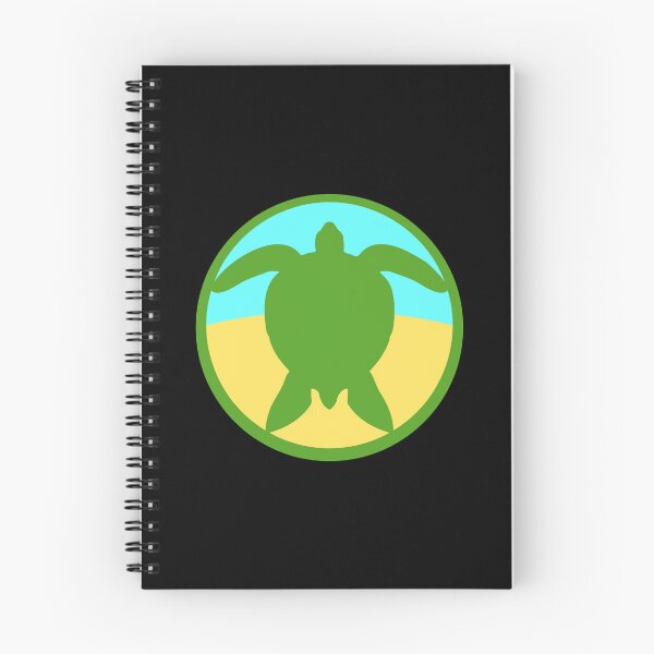 Item preview, Water Turtle Round Circle Logo Symbol Beach Sand designed and sold by shirt-o-mat.