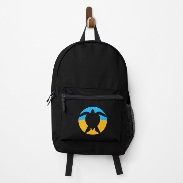 Item preview, Water Turtle Round Circle Logo Symbol Beach Sand designed and sold by shirt-o-mat.