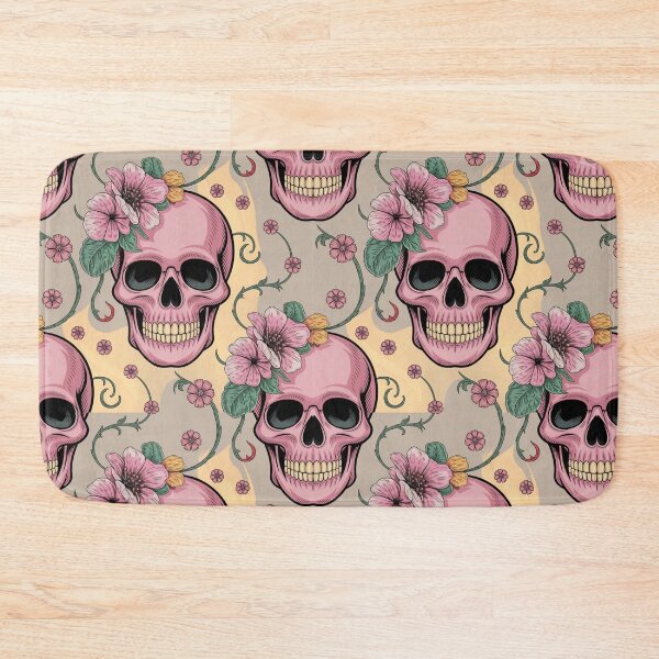 Item preview, Pink Skull floral designed and sold by CandyVenom.