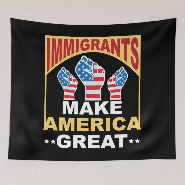 Item preview, Immigrants Make America Great designed and sold by HelenofThreads.
