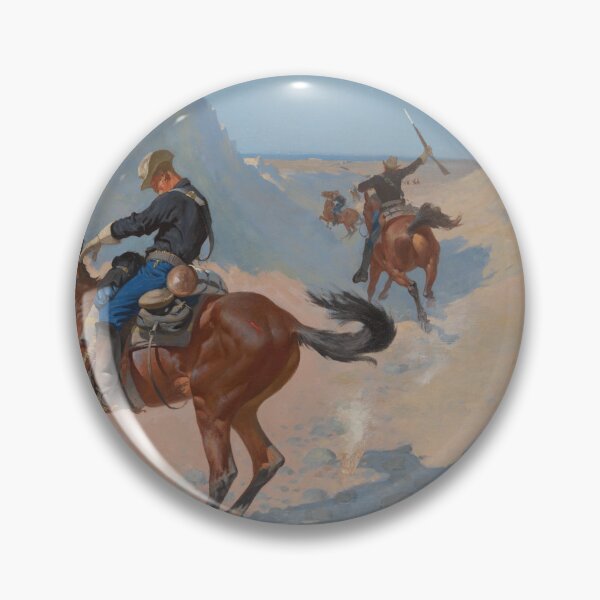 Item preview, Vintage Western Cowboys Riding Horses designed and sold by Freshfroot.