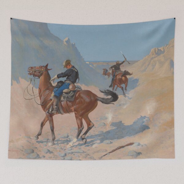 Item preview, Vintage Western Cowboys Riding Horses designed and sold by Freshfroot.