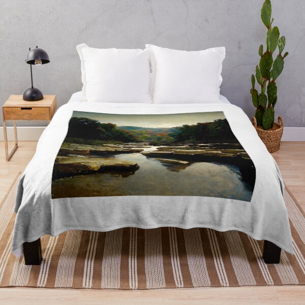 Item preview, Autumn Creek Path Through Wild Forest designed and sold by Amr Siam.