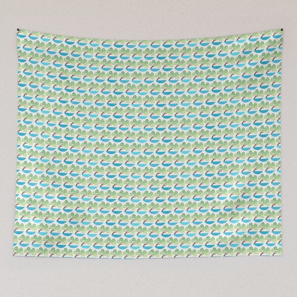 Item preview, March 12th Birth Flower Weeping Willow Pattern designed and sold by birthflower.