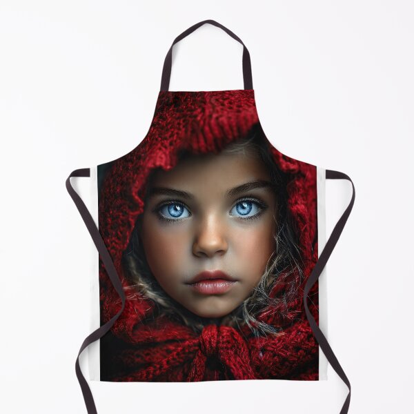Item preview, Young Girl in Red Hooded Cloak with Bright Eyes designed and sold by Artessie.