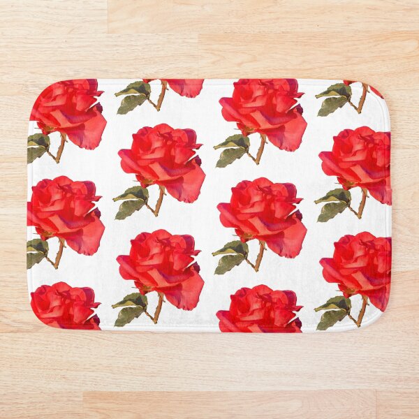 Item preview, Beautiful orange red rose garden photography designed and sold by Halcart.