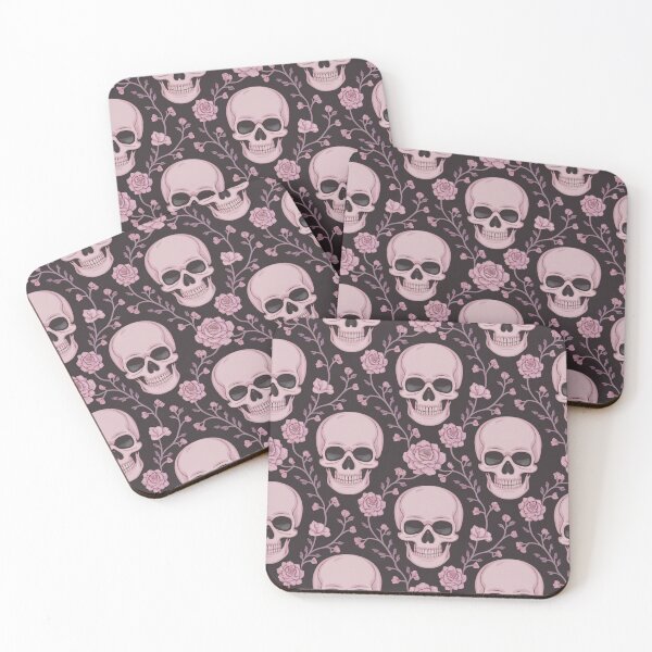Item preview, Pink Skull Black designed and sold by CandyVenom.