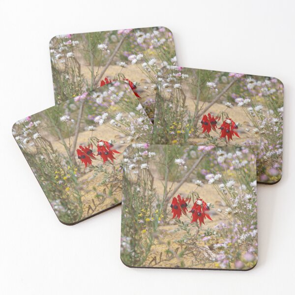 Item preview, Sturts Desert Pea With Everlastings designed and sold by lezvee.