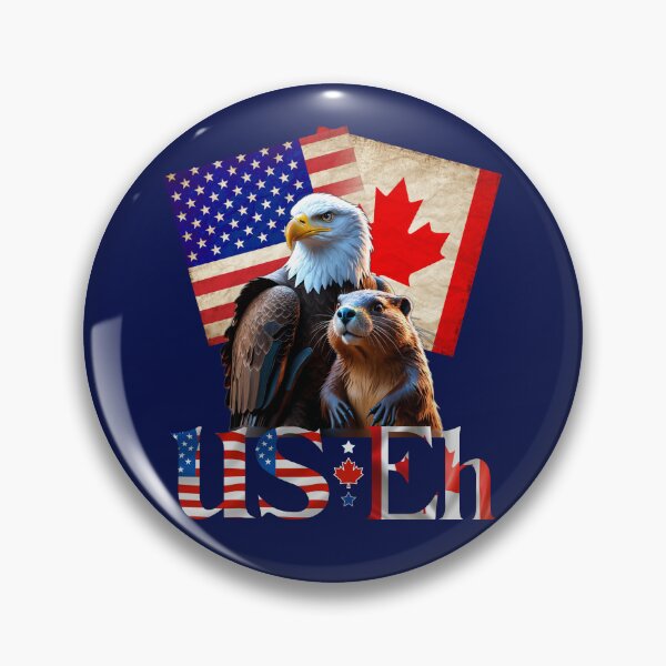 Item preview, Canadian American Dual Citizen Eagle and Beaver - US Eh designed and sold by NerdyWerks.