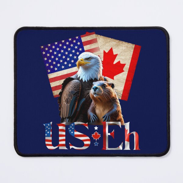 Item preview, Canadian American Dual Citizen Eagle and Beaver - US Eh designed and sold by NerdyWerks.