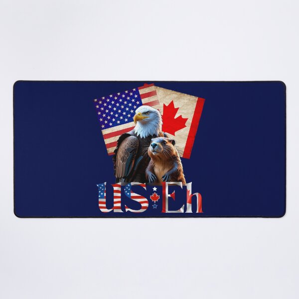 Item preview, Canadian American Dual Citizen Eagle and Beaver - US Eh designed and sold by NerdyWerks.