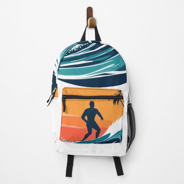 Item preview, Retro Wave Ride - surfer designed and sold by Eandbeyond.