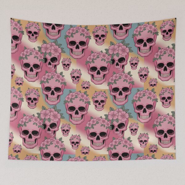 Item preview, Pink Skull pattern designed and sold by CandyVenom.