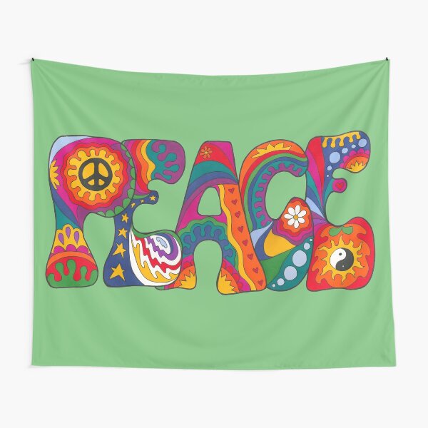 Item preview, Psychedelic Peace designed and sold by Kellie Espie Art.