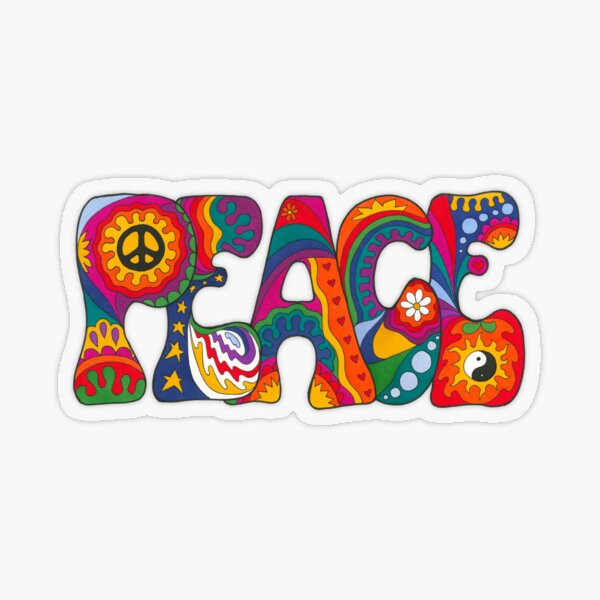 Item preview, Psychedelic Peace designed and sold by Kellie Espie Art.