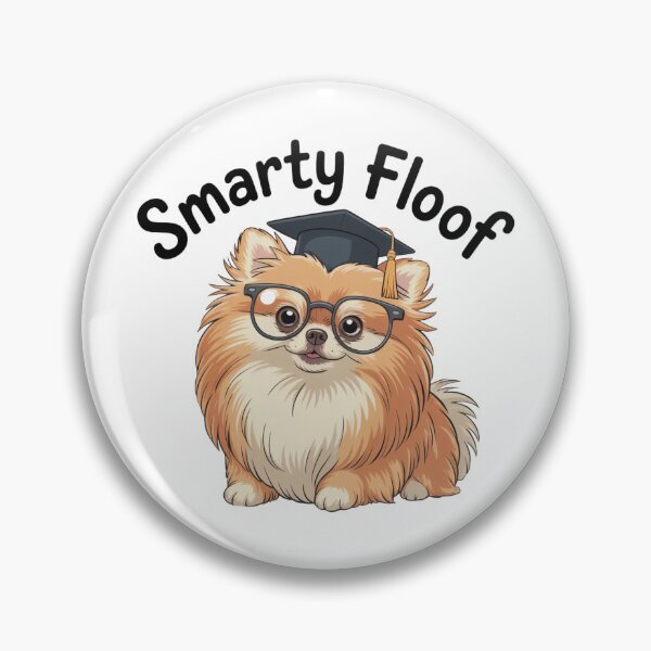 Item preview, Smarty Floof Pomeranian designed and sold by theartfulaspie.