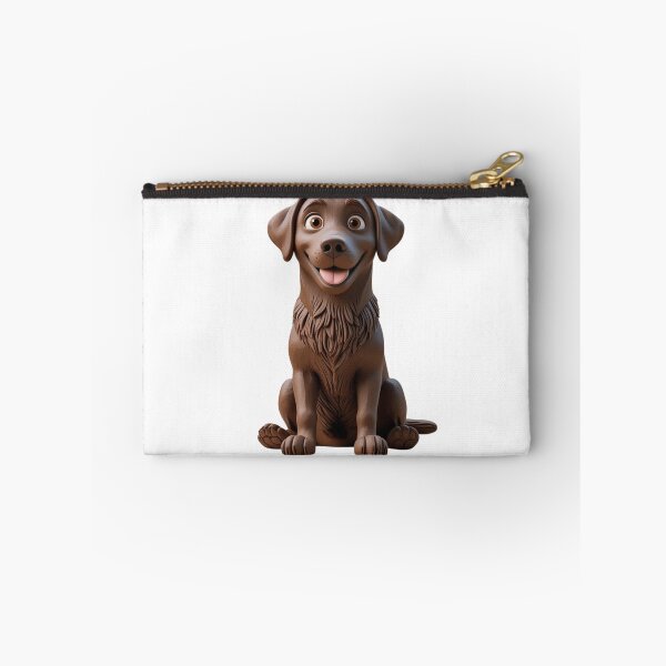 Item preview, Claymation Style Chocolate Lab Labrador Retriever Dog designed and sold by PumagirlDigital.