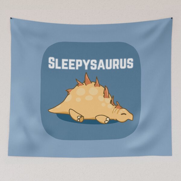 Item preview, Sleepysaurus Tired Dino designed and sold by BLAAAAASK.