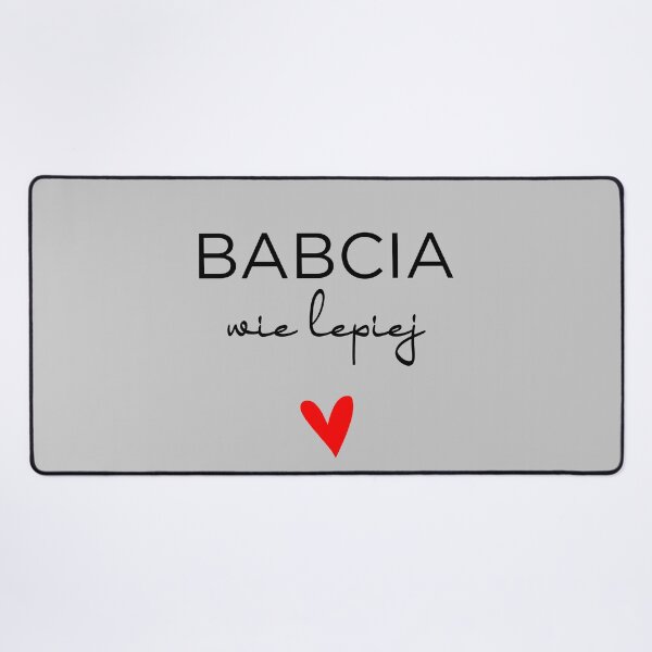 Item preview, Babcia Wie Lepiej Funny Red Heart Polish Grandmother designed and sold by besensible.
