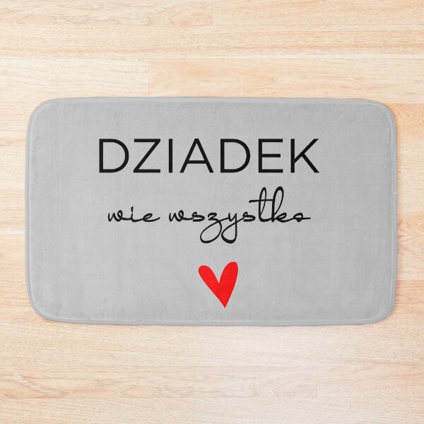 Item preview, Dziadek Wie Wszystko Funny Red Heart Polish Grandfather designed and sold by besensible.