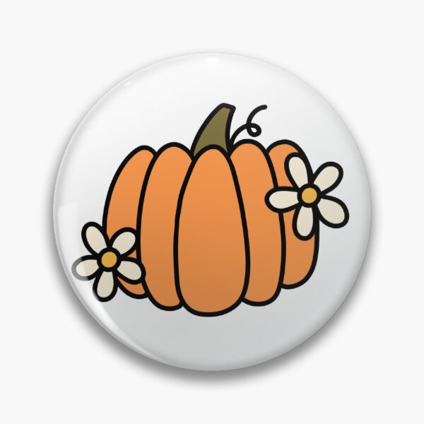 Item preview, Cute Fall Pumpkin With Flower designed and sold by StudioAlli.