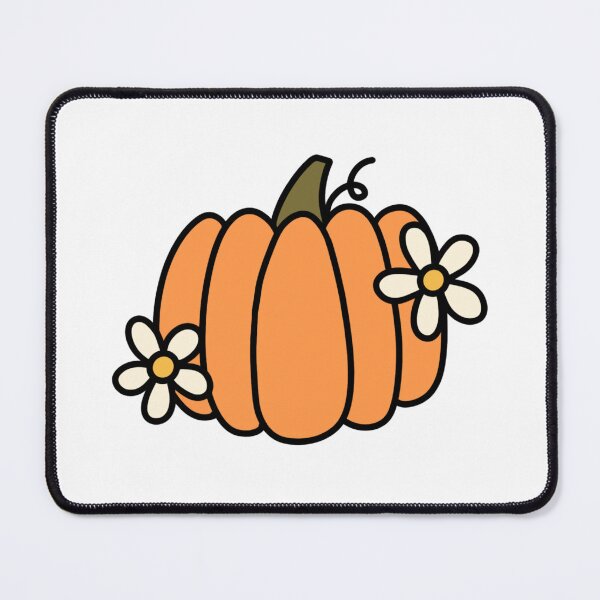Item preview, Cute Fall Pumpkin With Flower designed and sold by StudioAlli.