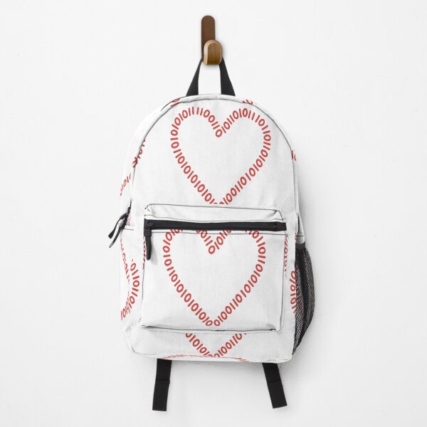 Item preview, Binary Heart – “LOVE” in Code (Minimalist Techcore Tee) designed and sold by RedTapeThreads.