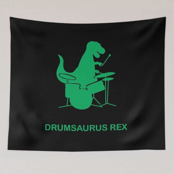 Item preview, Drumsaurus Rex Drummer T-Rex Tyrannosaurus Rex Dinosaur designed and sold by fatamyfan1.