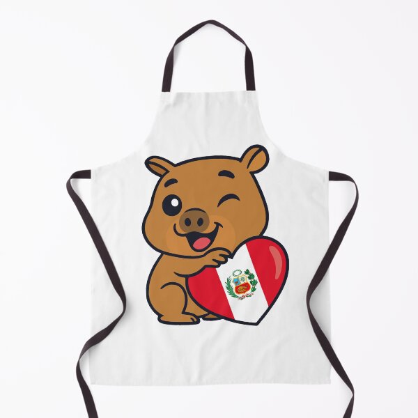 Item preview, Peruvian Capybara in Love: A Giant Heart for Peru designed and sold by Polarisofficial.