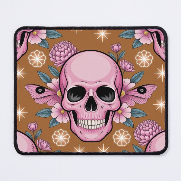 Artikelvorschau, Süße rosa Totenkopfblumen entworfen und verkauft von CandyVenom.