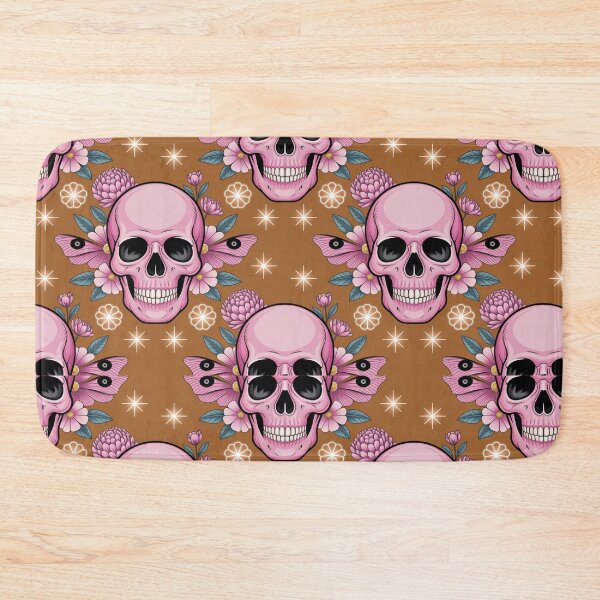 Item preview, Cute Pink Skull flowers  designed and sold by CandyVenom.