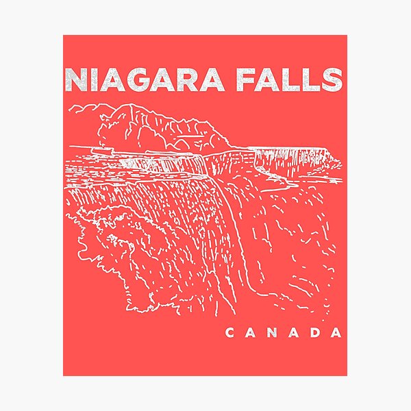 Item preview, Niagara Falls Canada Drawing Illustration designed and sold by kiwi91.