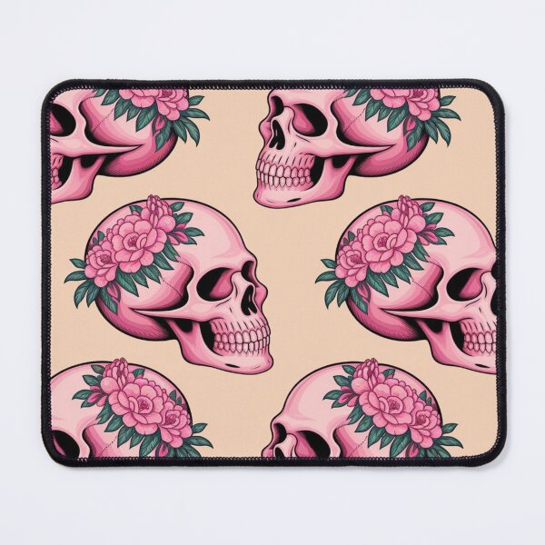 Item preview, Pastel Pink Skull flowers  designed and sold by CandyVenom.